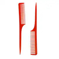 Load image into Gallery viewer, Rat Tail Comb Wide Tooth Hair Comb 2 ct. Professional Salon Barber Hair Styling And Hairdressing Tools
