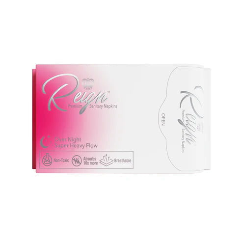 Overnight Super Heavy Sanitary Pads 7ct. 100% Cotton