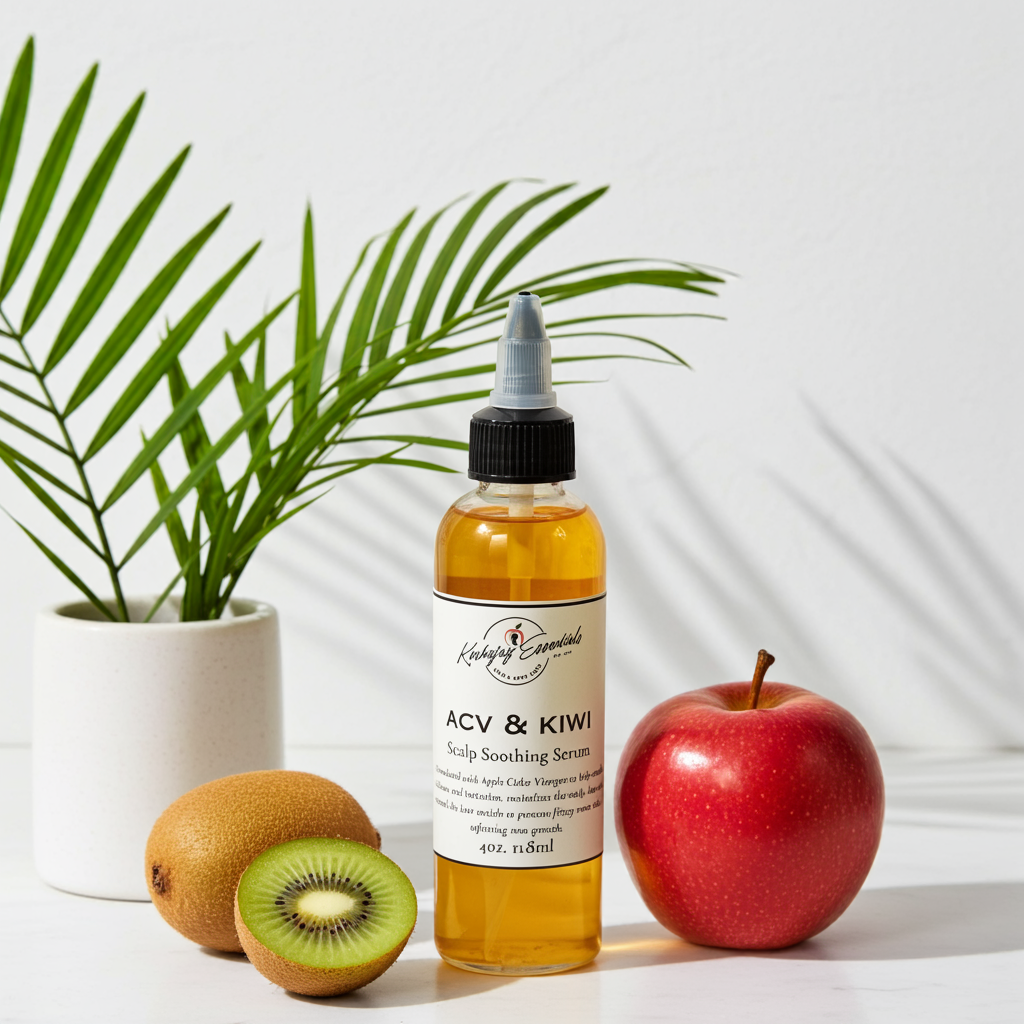 ACV (Apple Cider Vinegar) & KIWI Scalp Soothing Serum 2 oz.