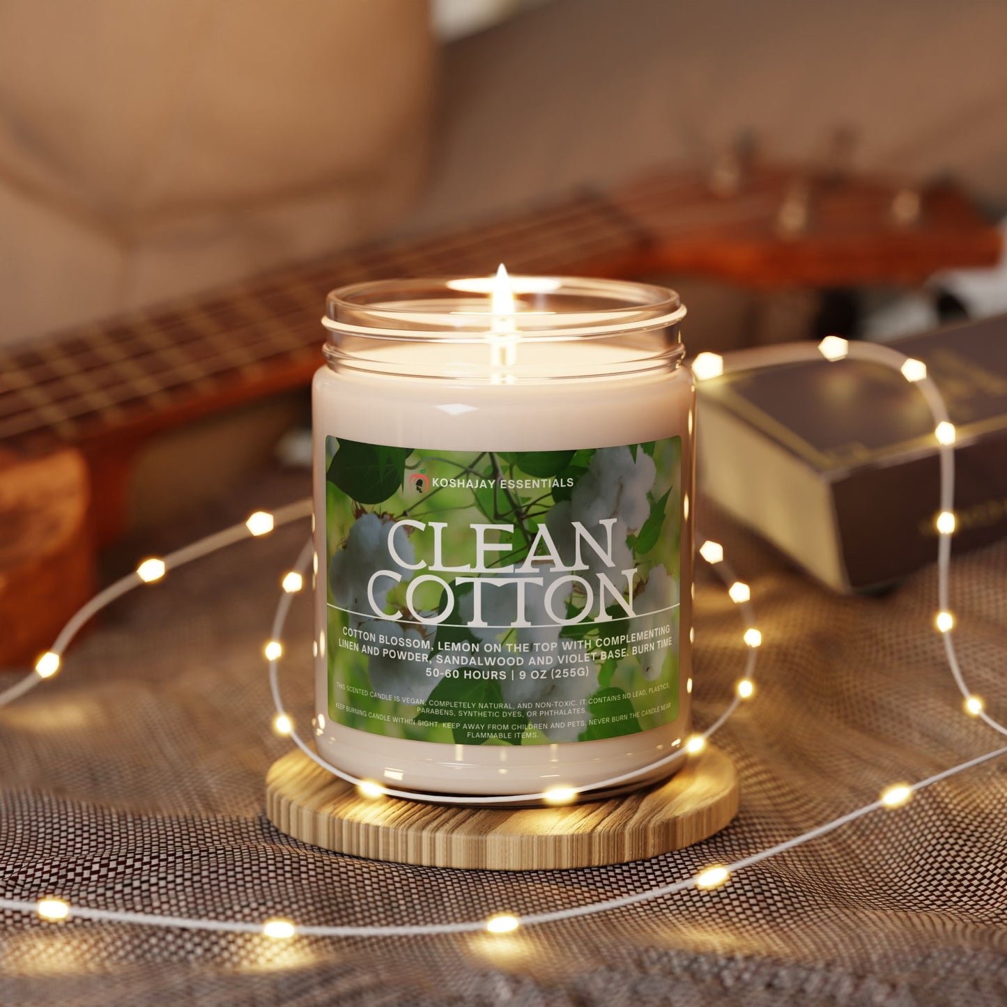 Scented Soy Candle - 9oz Natural Relaxation Gift