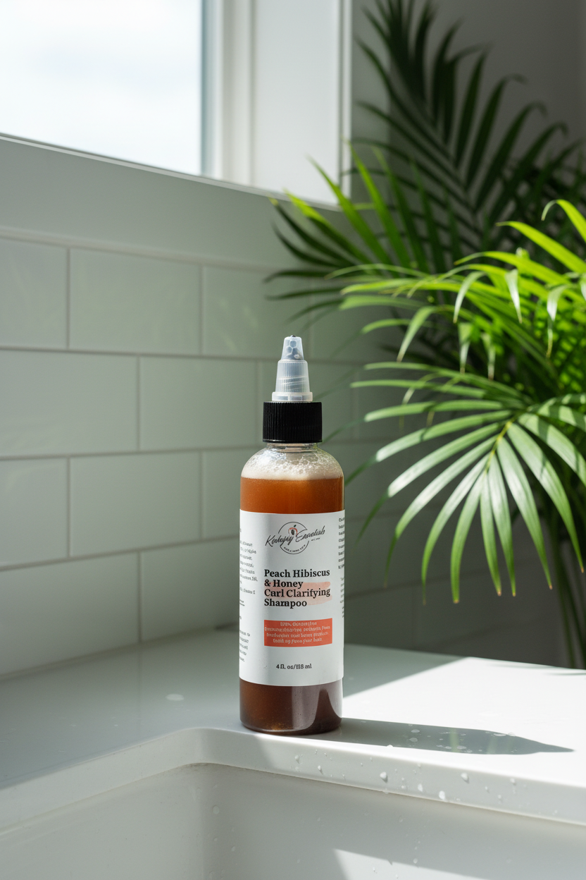 Peach Hibiscus & Honey Curl Clarifying Shampoo