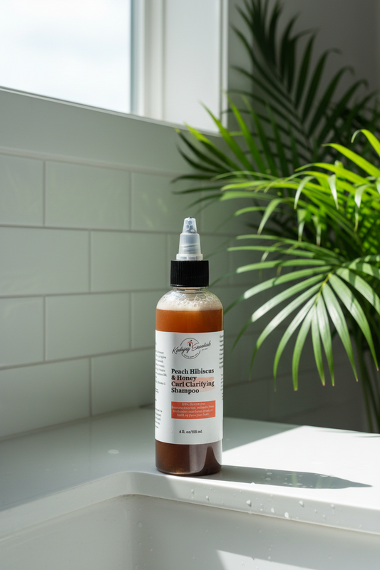 Peach Hibiscus & Honey Curl Clarifying Shampoo