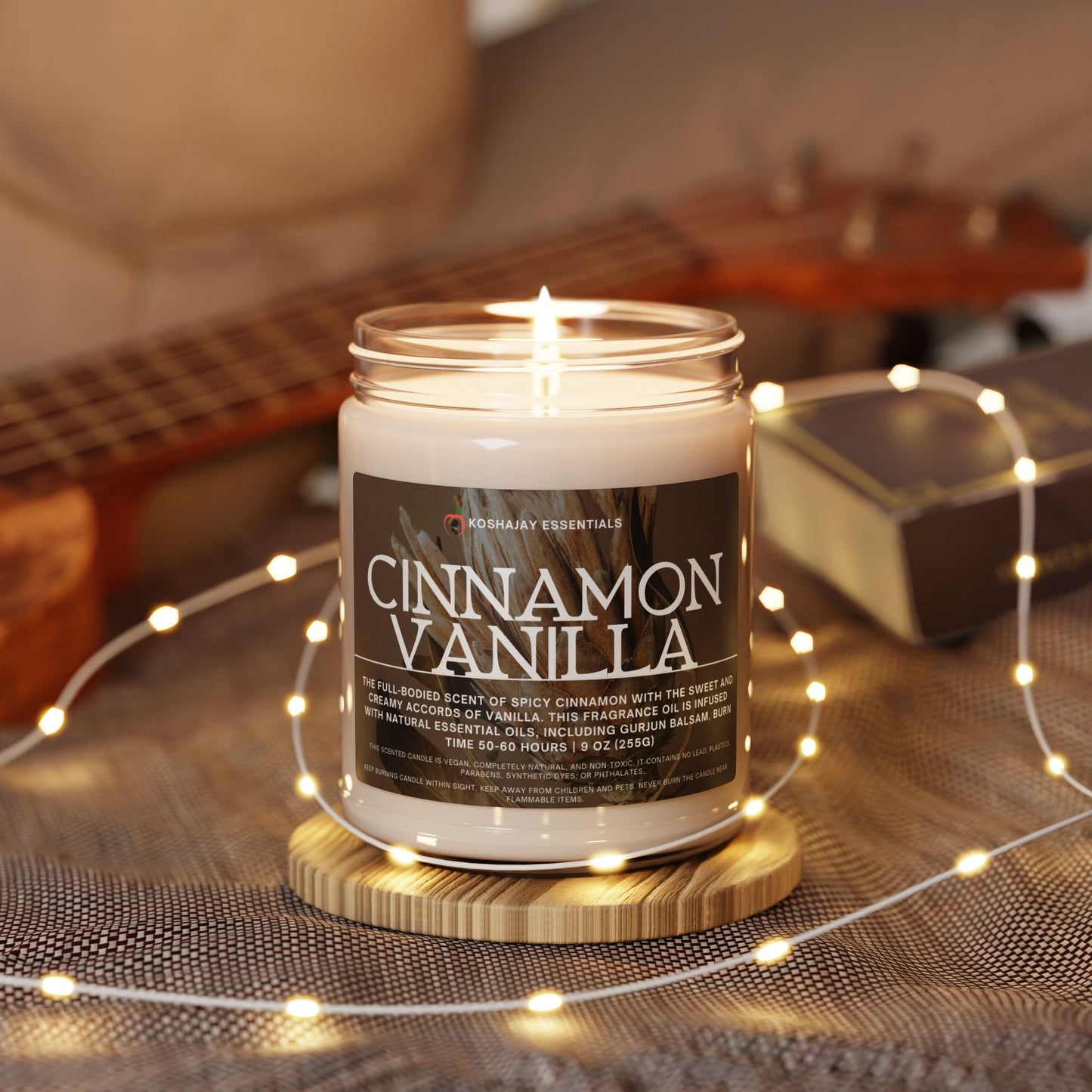 Scented Soy Candle - 9oz Natural Relaxation Gift