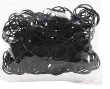 Load image into Gallery viewer, Elastic Hair Ties/ Rubber Bands  Black
