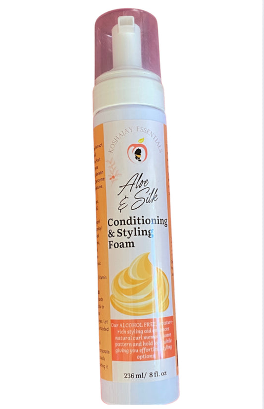 Aloe & Silk Conditioning & Styling Foam