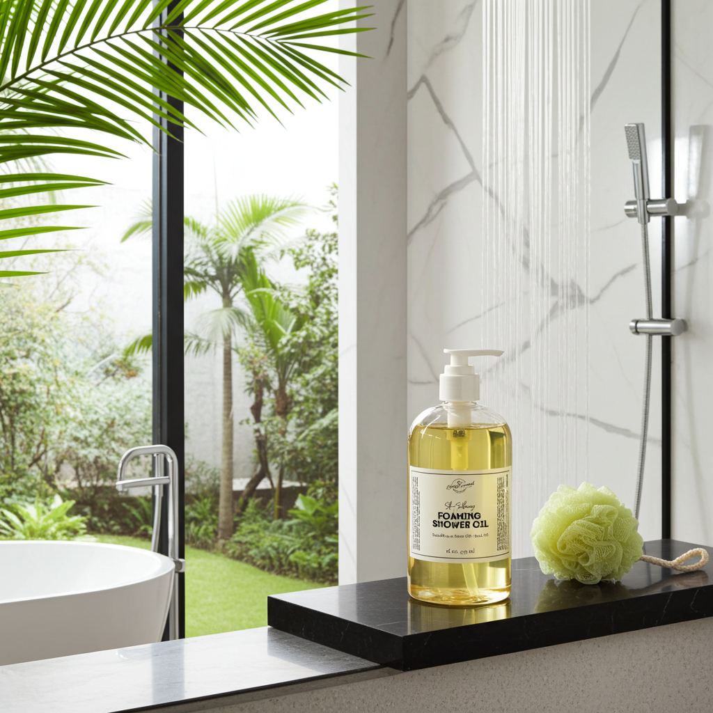 Skin Silkening Foaming Shower Oil