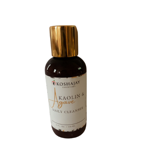 Kaolin & Agave Facial Cleanser Kaolin Clay, Hyaluronic Acid, Rose Extract Deep Cleaning,