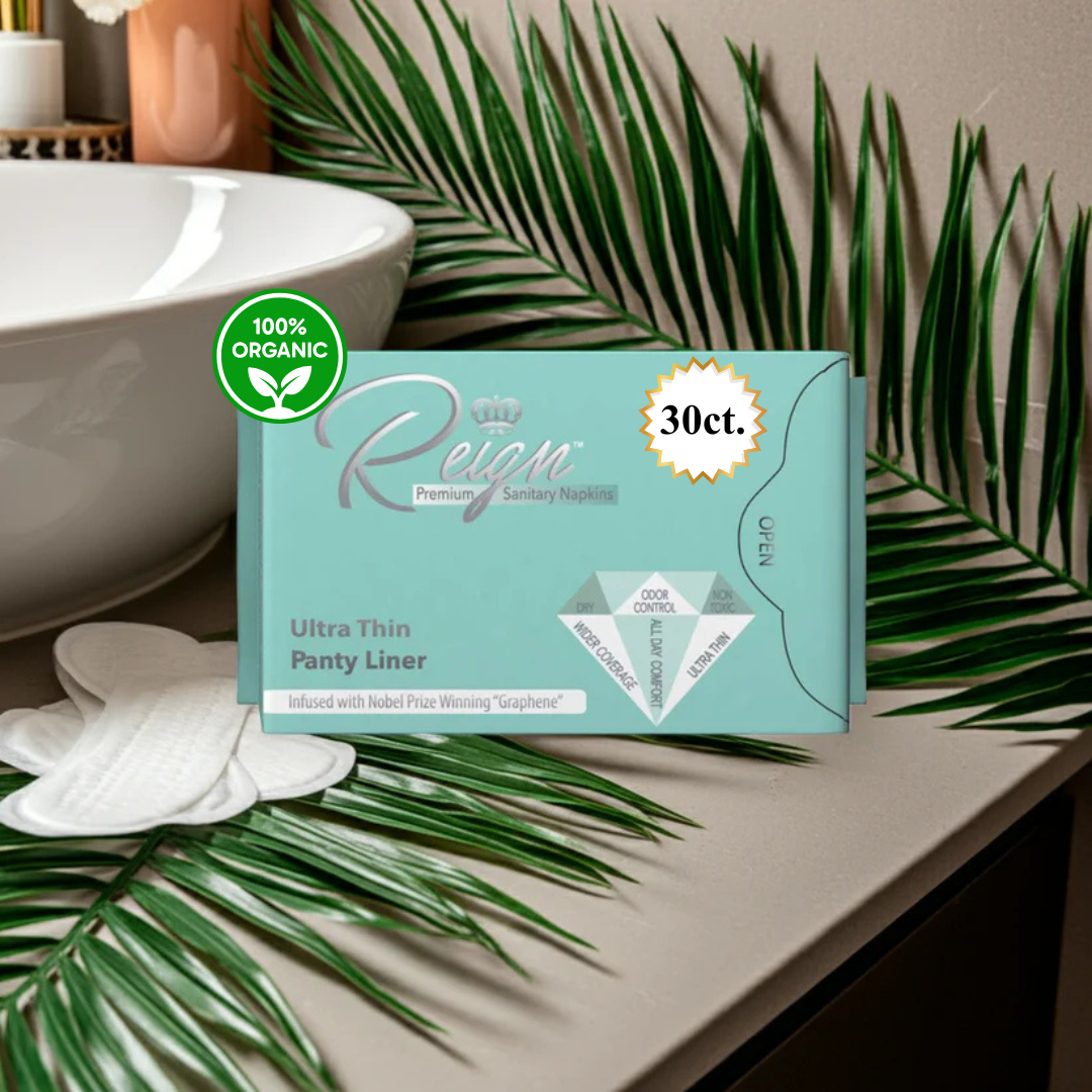 Ultra Thin Panty Liners Wingless 30ct. 100% Cotton