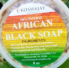 Load image into Gallery viewer, African Black Soap 8 oz. Fair Trade

